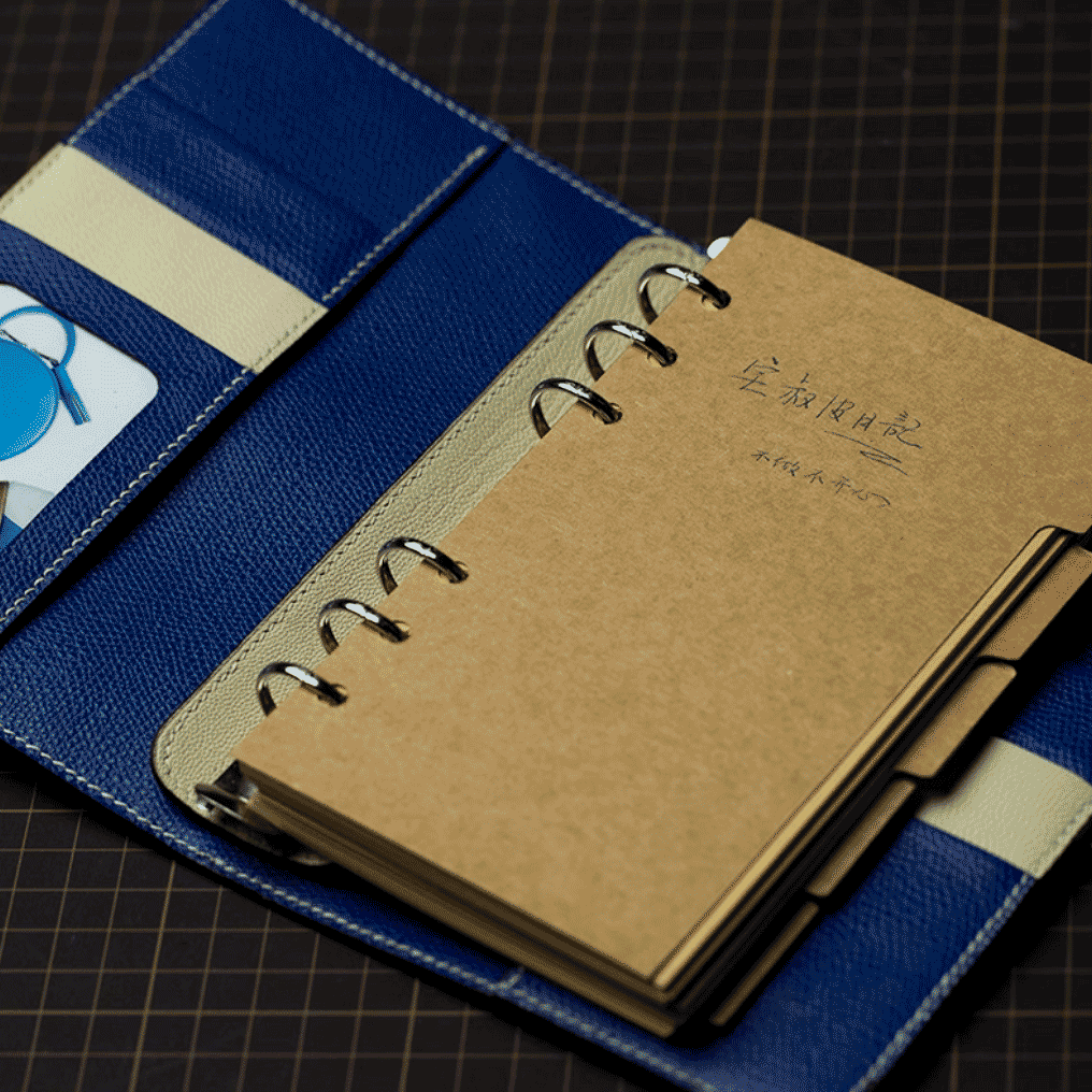 Kraft Leather Notebook Cover Pattern | DWIPDFZS83