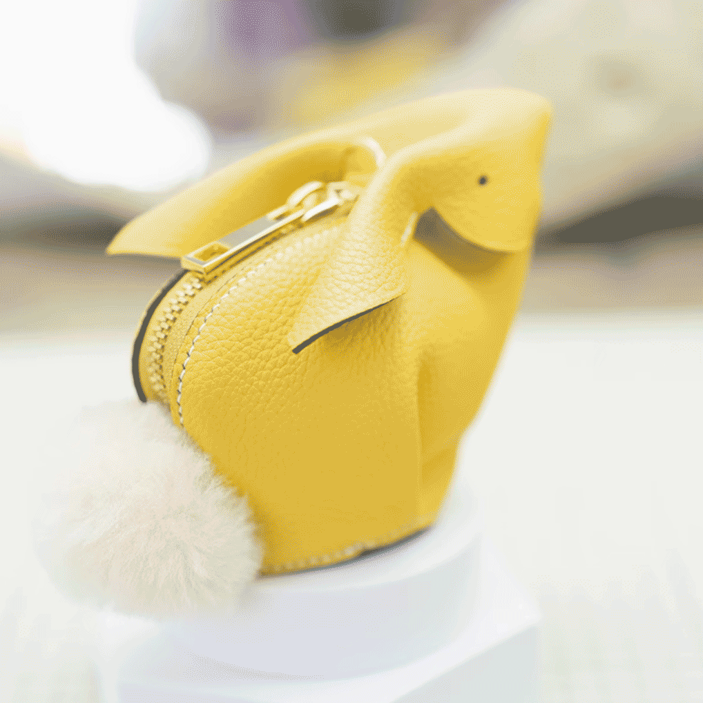 Kraft Leather Bunny Shaped Wallet Pattern | DWIPDFZS202