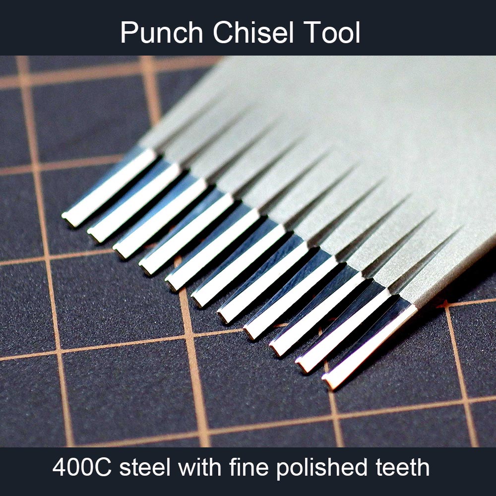 French Style leather Craft Pricking Irons Stitching Lacing Punch Chisel  Tool ISV
