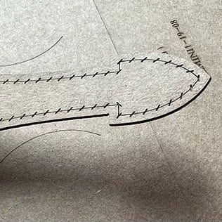 Kraft Leather Bag Pattern - Sellier Beki Bag