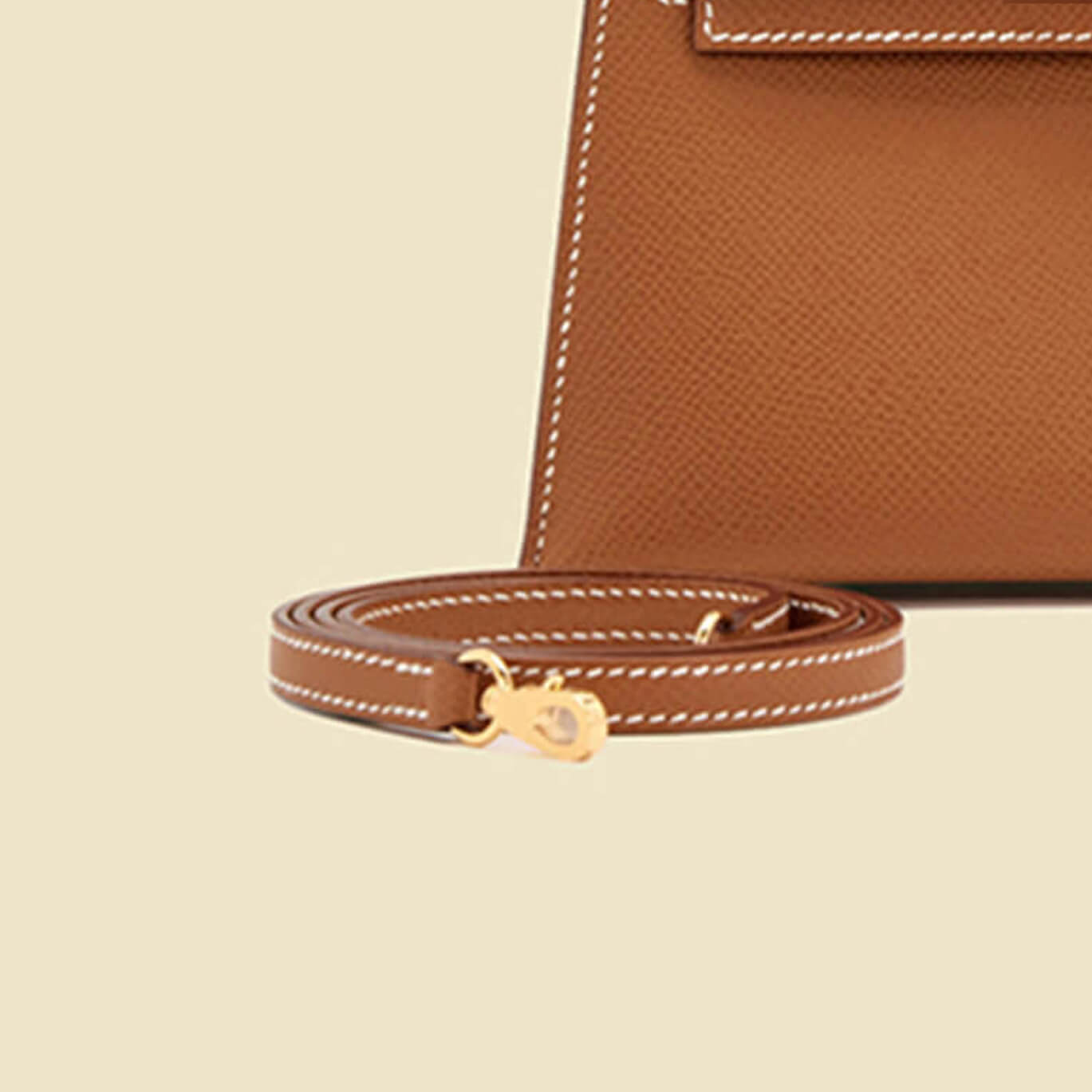 Kraft Leather Bag Pattern - Kerli Bag