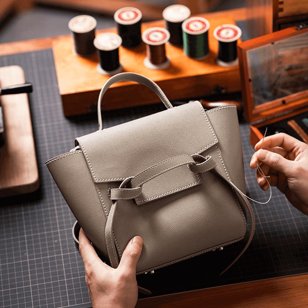 dancewithink: Enjoy Making Bags with DIY Leather Kit!