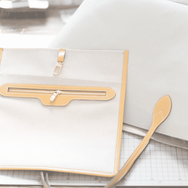 Kraft Leather Bag Pattern - Nevaful Tote Bag - DWIPDFZS166