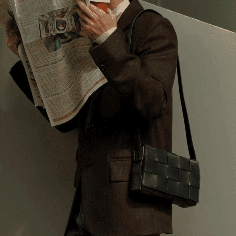 Kraft Leather Bag Pattern - Brade Messenger - DWIPDFZS220