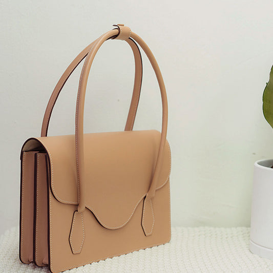 Kraft Leather Bag Pattern - Accordion Shaped Shoulder Bag - DWIPDFZS123