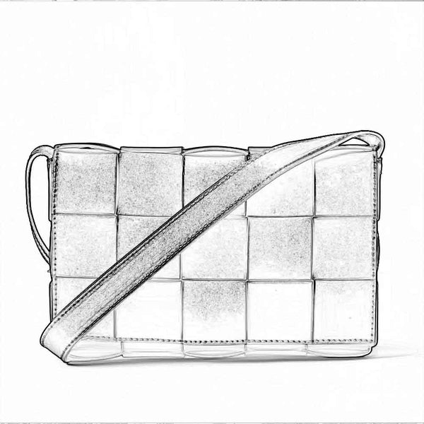 Bag Hardware Set - Braided Messenger Bag Inspired - DWIPDFZS220