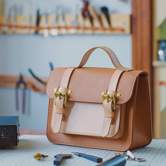 Kraft Pattern｜Satchel Bag｜DWIPDFZS082
