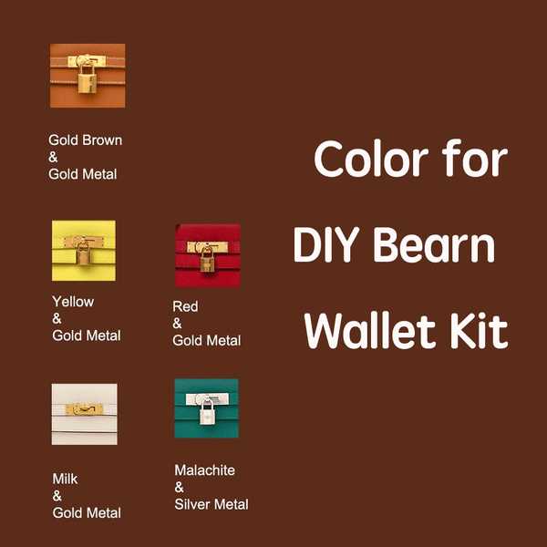 DIY Small Leather Goods Kit | Bearn Inspired Wallet | DWIPDFZS137