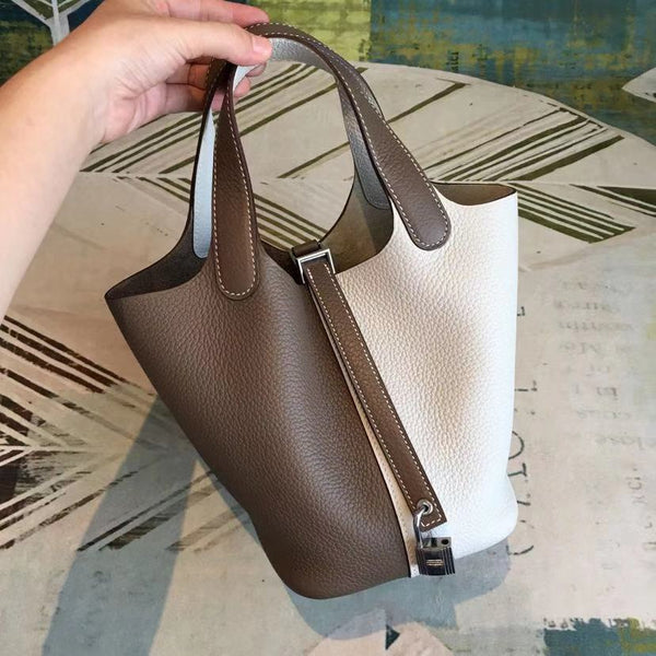 DIY Leather Bag Kit - Picotin Handbag-DWIPT230620