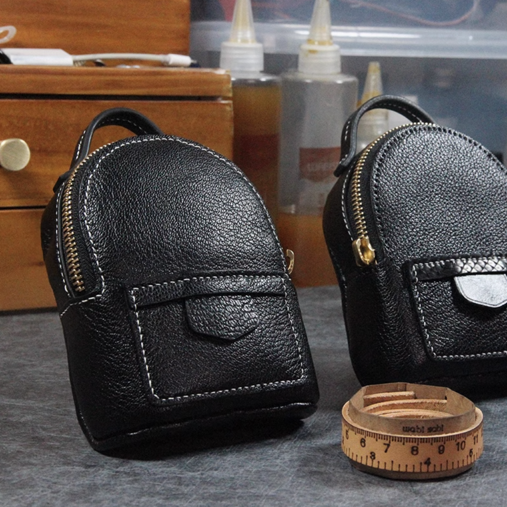 Kraft Leather Bag Pattern | Wrist Bag |  DWIPDFZS105