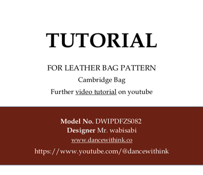 Kraft Pattern｜Satchel Bag｜DWIPDFZS082