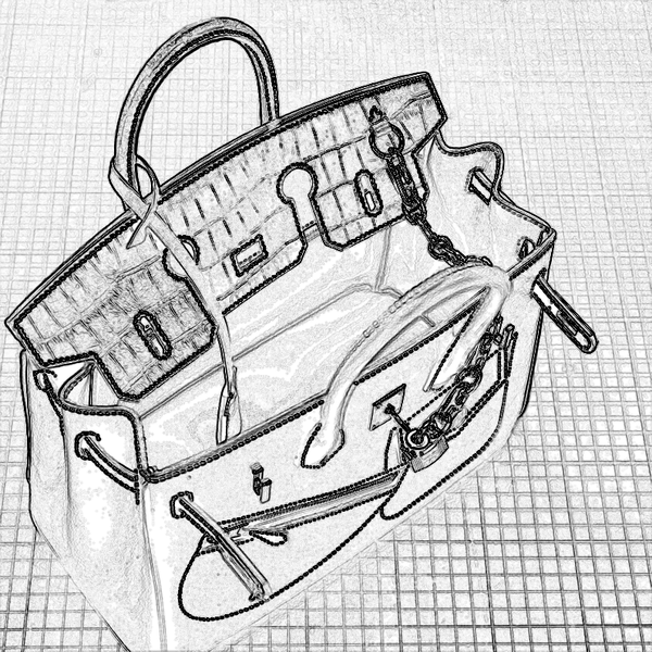 DIY Leather Bag Kit - Birkin Rock Bag -  DWIPDFZS165R