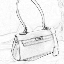 Load image into Gallery viewer, Kraft Leather Bag Pattern | Kelly Shoulder | DWIPDFZS168
