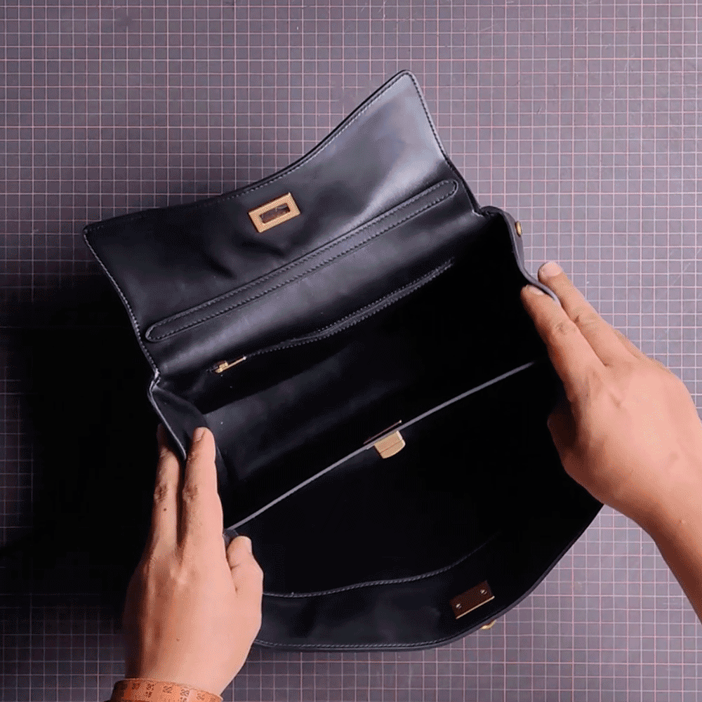 Kraft Leather Bag Pattern - Ridio - DWIPDFZSRODEO