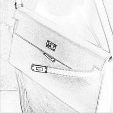 Load image into Gallery viewer, Kraft Kelly Allen Leather Bag Pattern | DWIPDFZSZ06
