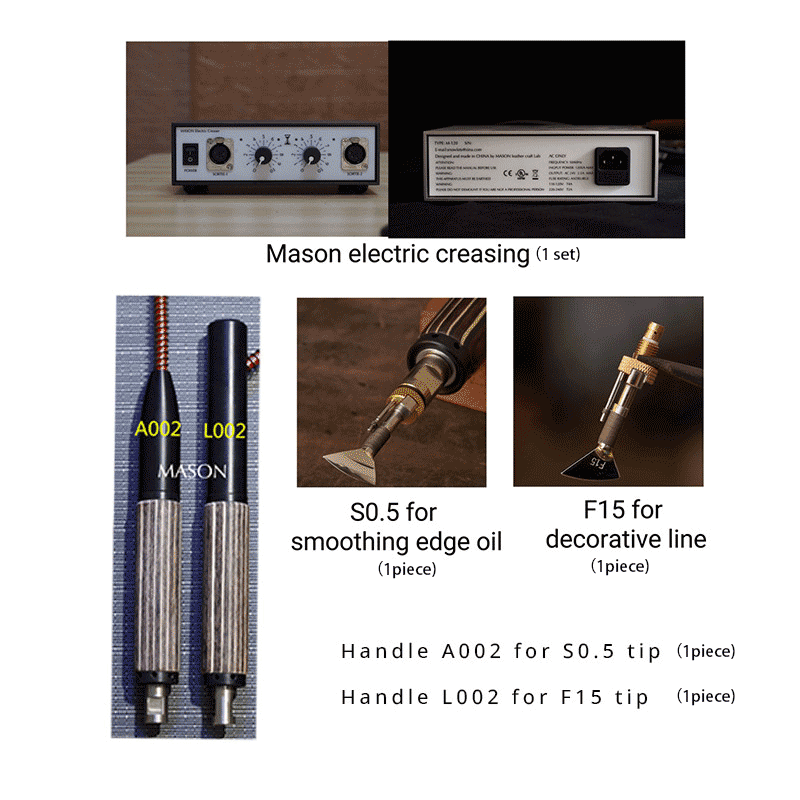 MASON M-120 Electric Leather Creaser