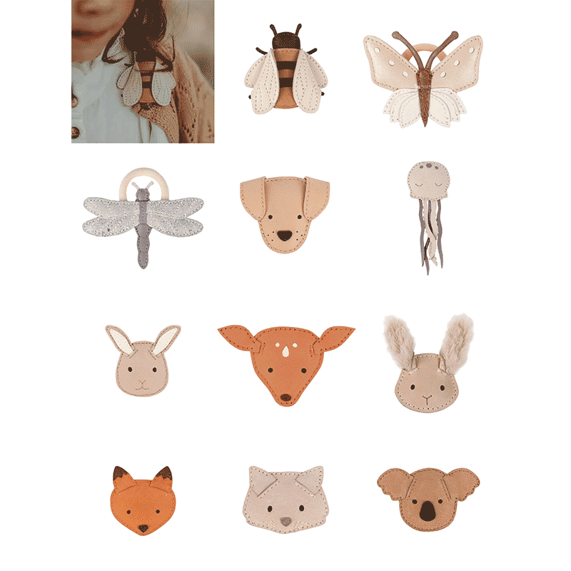 PDF Leather Girls Hair Accessories Pattern | DWIPDFZSH1