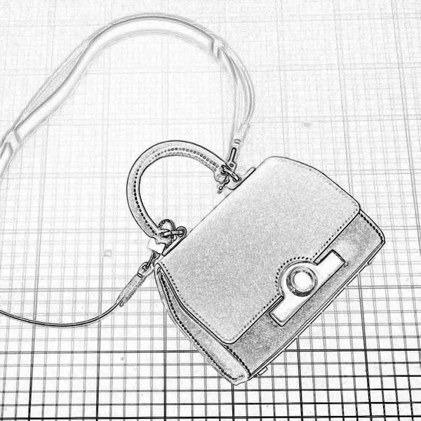Bag Hardware Set - Monet Inspired Bag - DWIPDFZS181