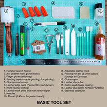 Load image into Gallery viewer, Leather Craft Basic Tool Set
