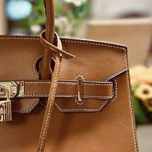 Kraft Leather Bag Pattern - Sellier Beki Bag