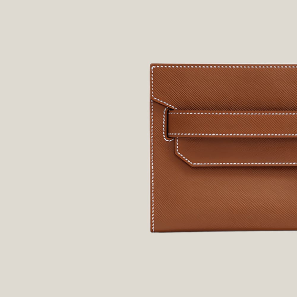 Kraft Leather Bag Template - Haka Demi Wallet