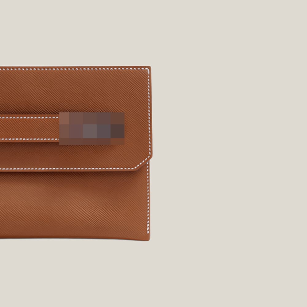 Kraft Leather Bag Template - Haka Demi Wallet