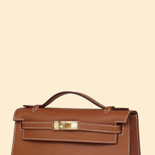 Kraft Leather Bag Pattern - Kerli Pochide Clutch