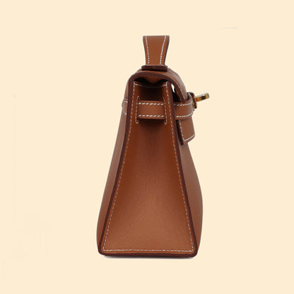 Kraft Leather Bag Pattern - Kerli Pochide Clutch