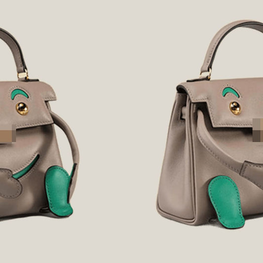Kraft Leather Bag Pattern - Kerli Doll Smile