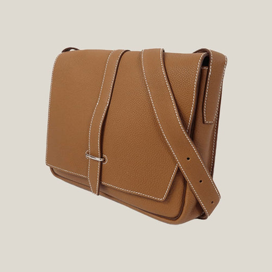 Kraft Leather Bag Template - Steve Messenger Bag