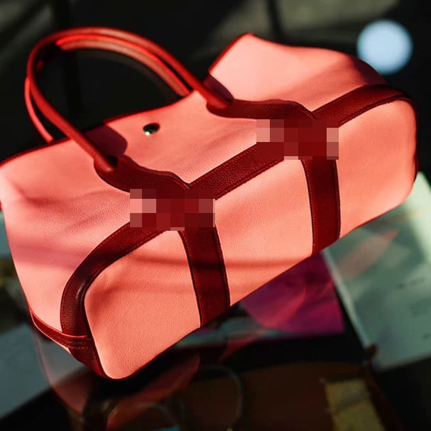 Kraft Leather Bag Pattern -  Garden Party Bag - DWIPDFZS031