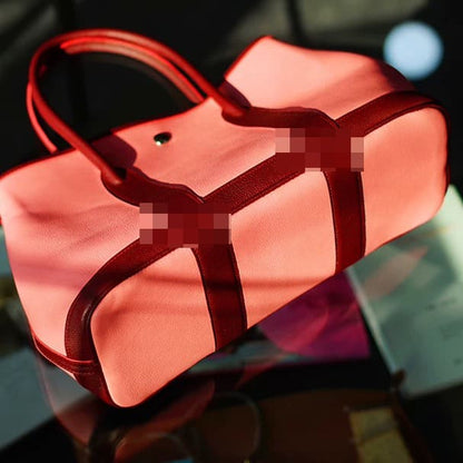 Kraft Leather Bag Pattern -  Garden Party Bag - DWIPDFZS031