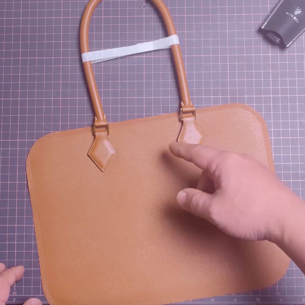 Kraft Leather Bag Pattern - Pluumi 28 - DWIPDFZSZ08
