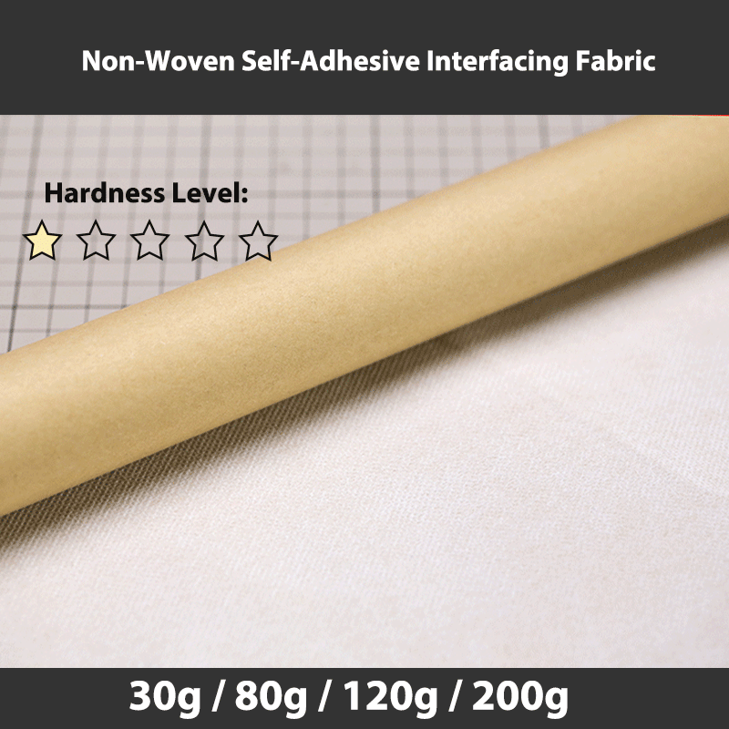 Non-Woven Self-Adhesive Interfacing Fabric | Bag Stiffener | Reinforcement