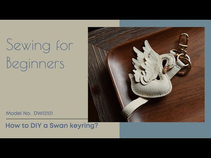 DIY Bag Charm Kit | Key Chain Kit | Swan Shaped | DWI2101
