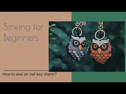 DIY Bag Charm Kit | Owl Key Chain FOB | DWIXMO2311