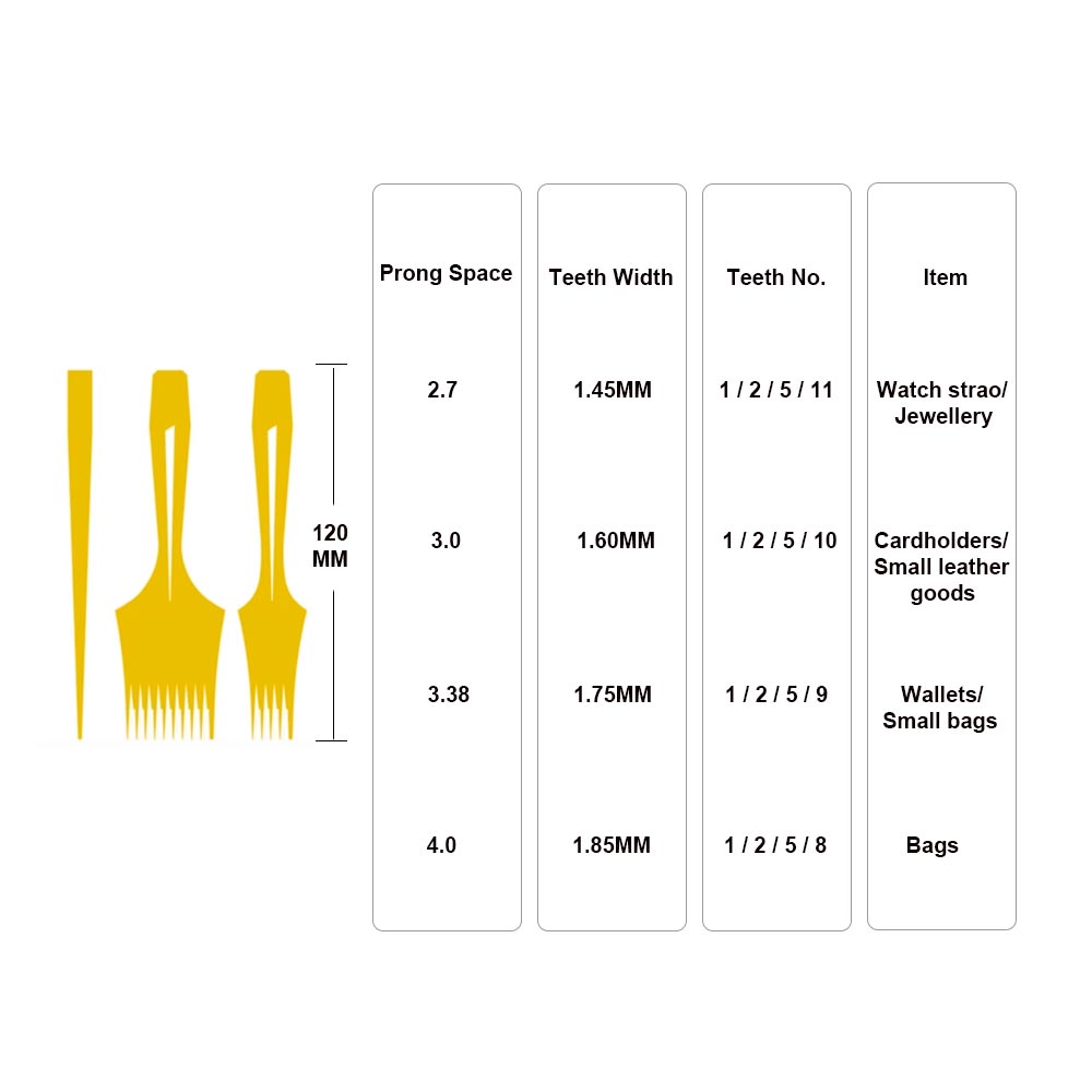 French punch for six factory holes French Style chisel Stitching Lacing Punch Stitching Lacing Punch Chisel French Style Stitching Lacing